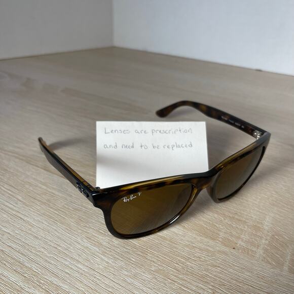 Ray-Ban RB4184 710/51 Sunglasses Tortoise Shell FRAMES ONLY 54-17 Made in Italy - Picture 1 of 9